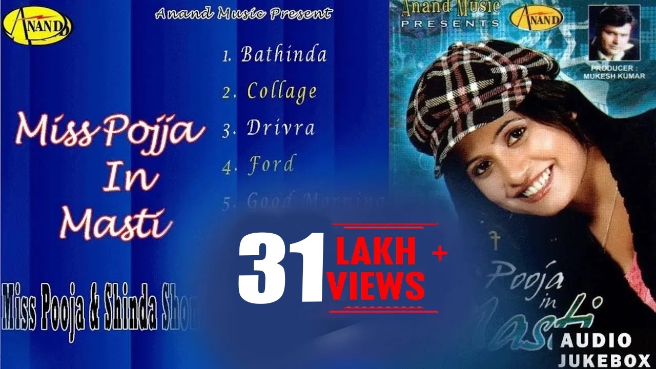 Miss Pooja l Miss Pooja In Masti l Audio Jukebox Full Album l New Punjabi Songs 2021 l Anand Music