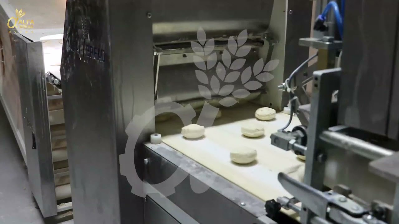 فرن آلي انتاج الخبز العربي /الخط ثلاثي رغيف /90 سم ... #تركيا