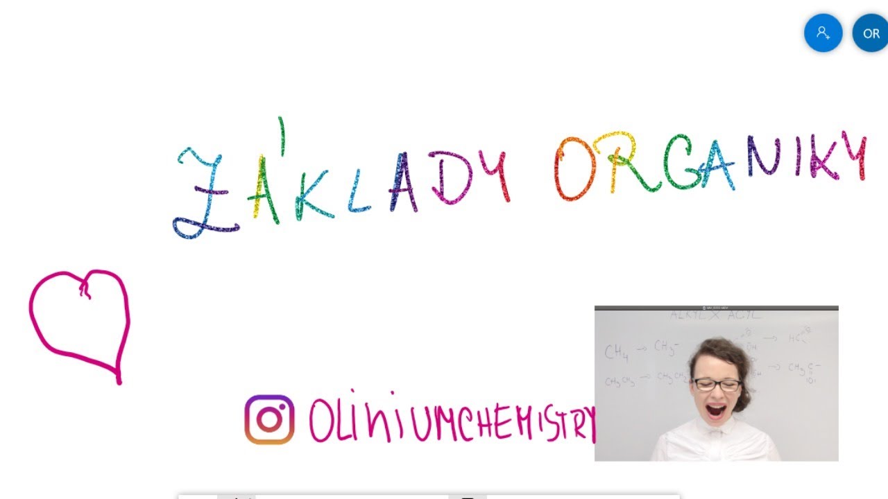 LIVE: Základy organické chemie - hybridizace uhlíku