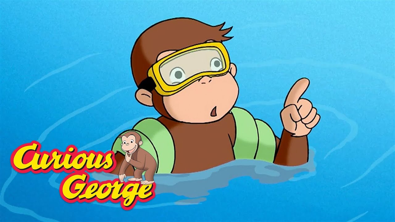 George Takes a Dive 🐵 Curious George 🐵 Kids Cartoon 🐵 Kids Movies