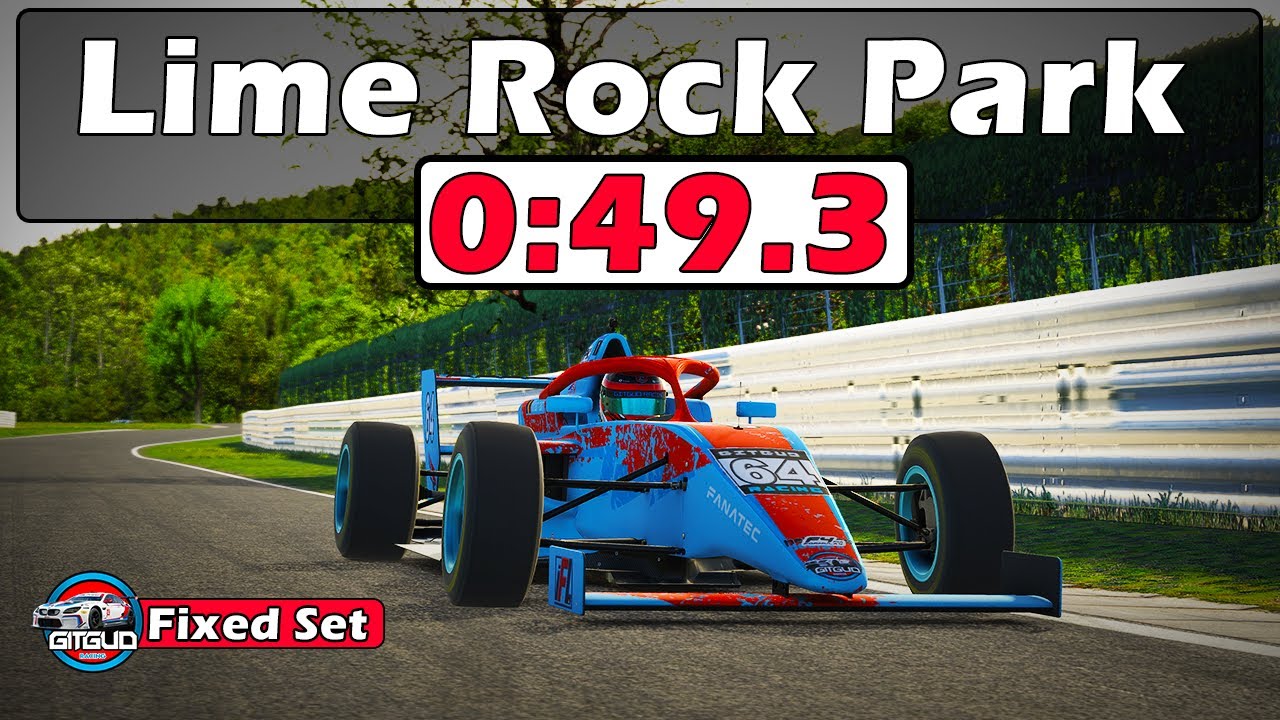 Руководство по трассе iRacing F4 Lime Rock Park (Гран-при) — 0:49.3