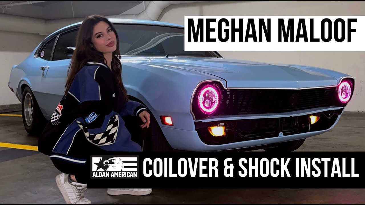 Meghan Maloof installs Aldan Coilovers on her 1973 Maverick