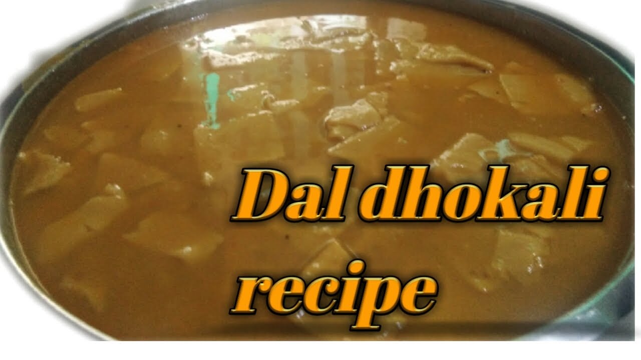 Gujarati food | Dal dhokali making recipe | India