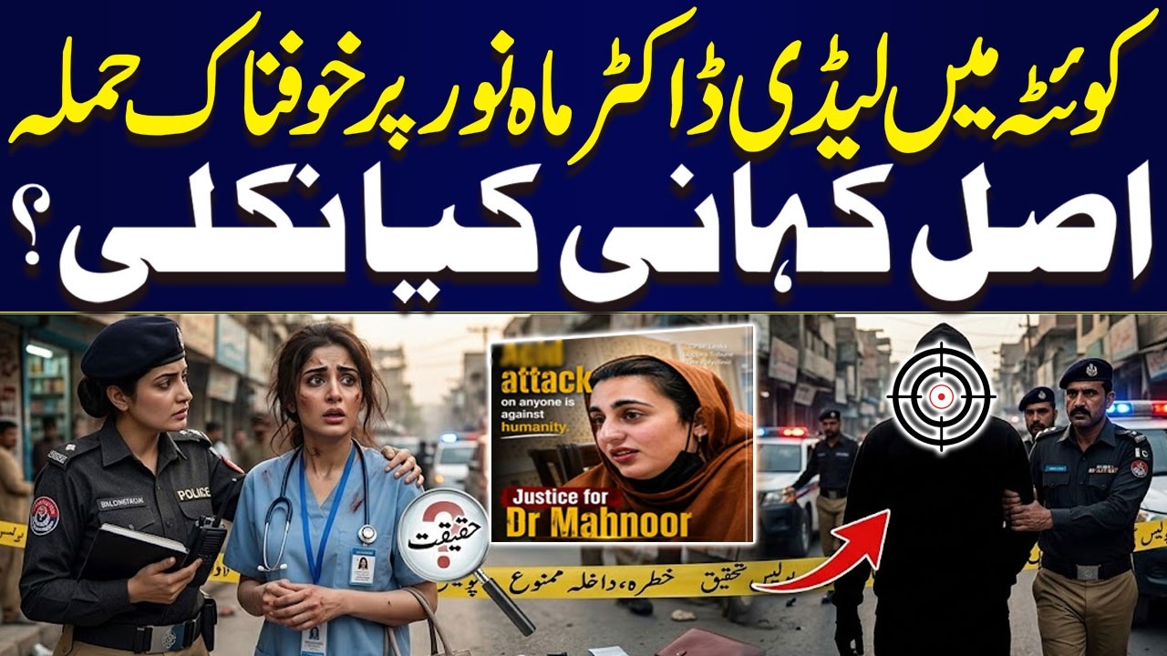 Doctor Mahnoor's Tragic Incident in Quetta Hospital | Inside Details Revealed | Shocking Revelations