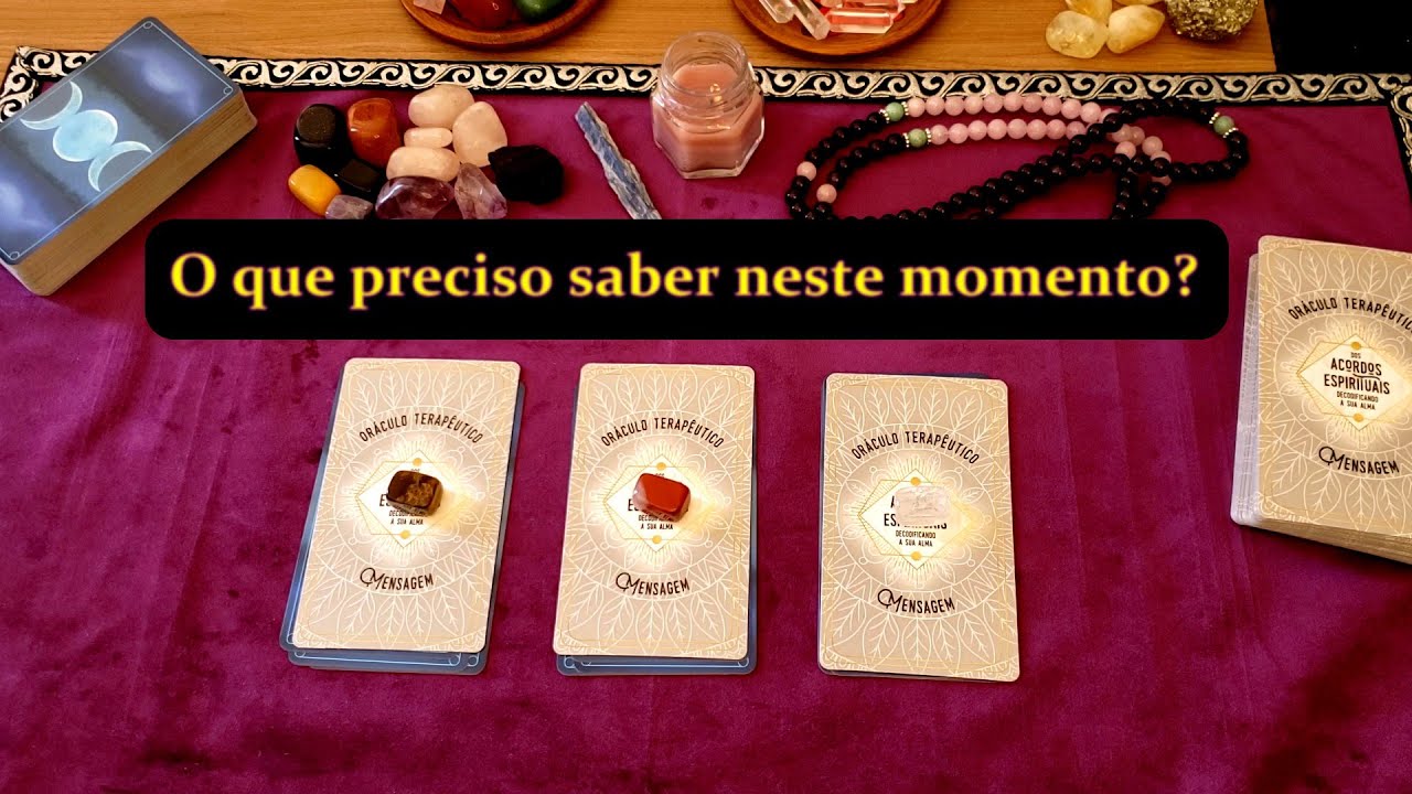 O que preciso saber neste momento? - Leitura de TAROT e ORÁCULOS