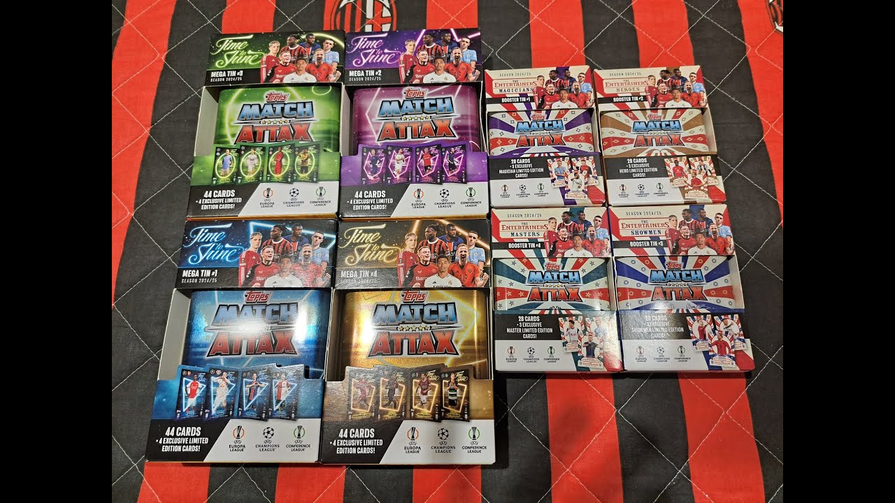 HIT! PRZESYŁKA Z TOPPSA GERMANY - PRZYSZŁY PUSZKI DUŻE I MAŁE Z TOPPS MATCH ATTAX 24/25 - ALE TRAFY!