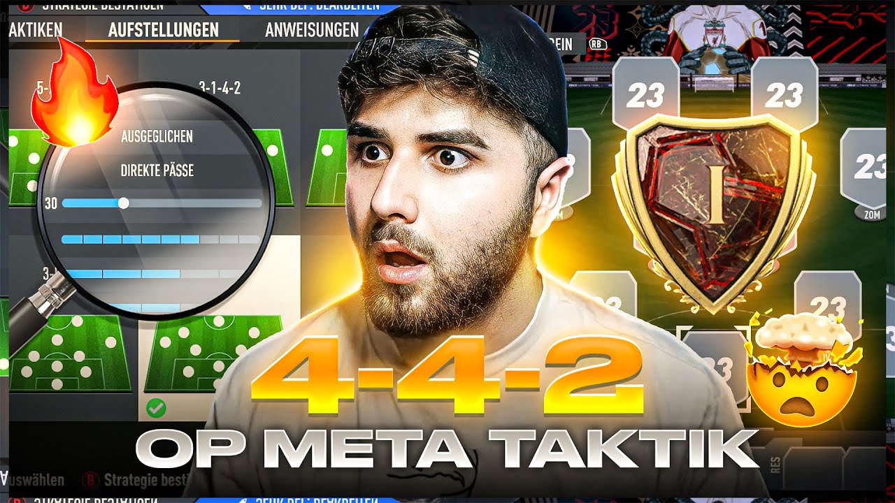 DIESE META 4-4-2 FORMATION ist AKTUELL die BESTE 😱🔥Individuelle Taktiken & Anweisungen | FIFA 23