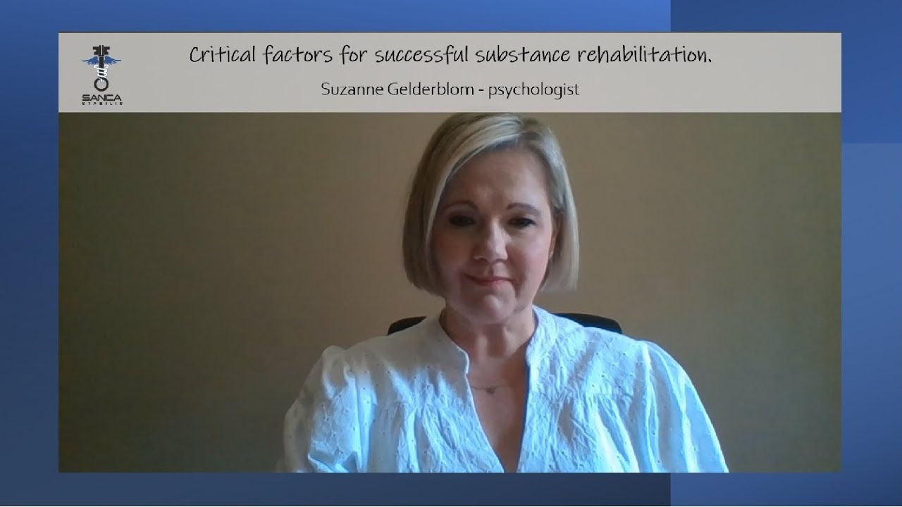 Critical factors for successful substance rehabilitation