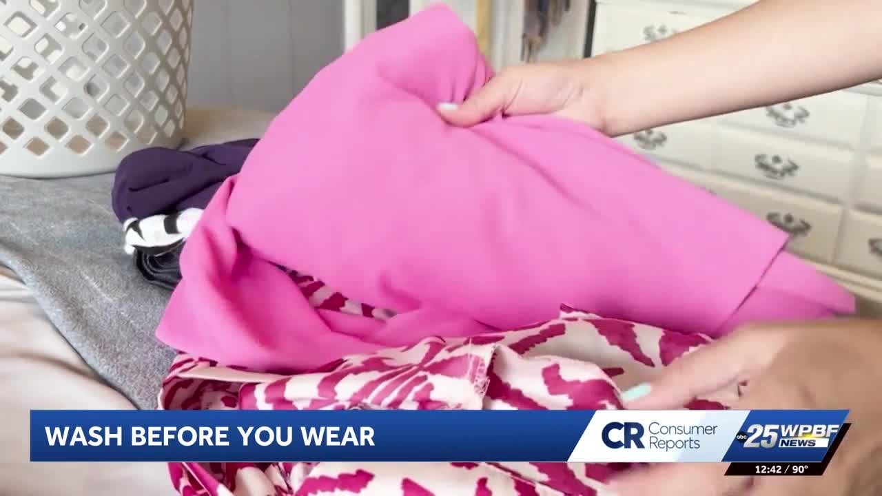 Consumer Reports: Experts urge washing new clothes before wearing them