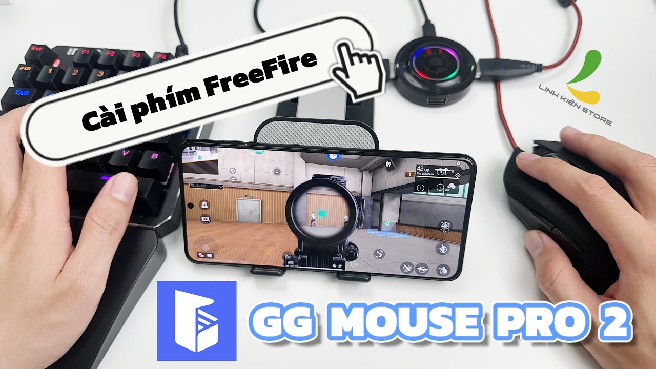 Cài đặt map phím FreeFire trên phiên bản app GG Mouse Pro 2