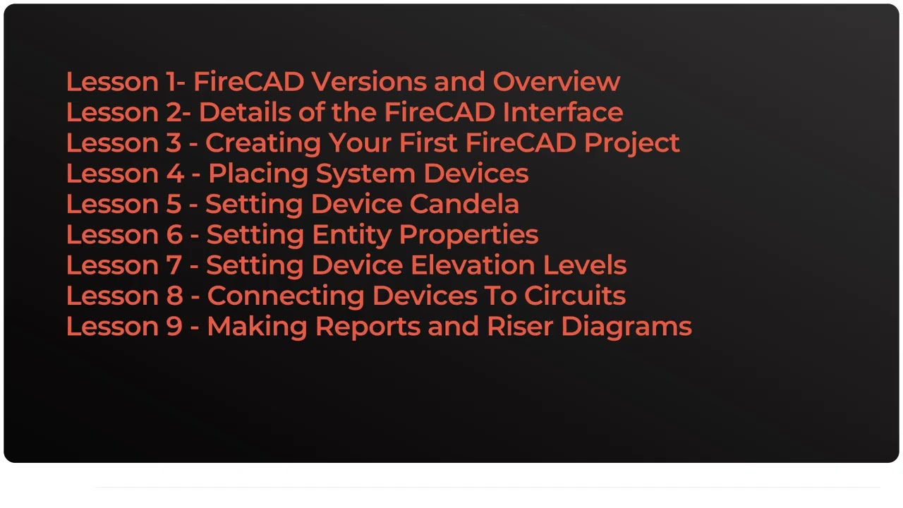 Введение в обучение FireCAD 2026 Ember Level (НАЧНИТЕ ЗДЕСЬ)