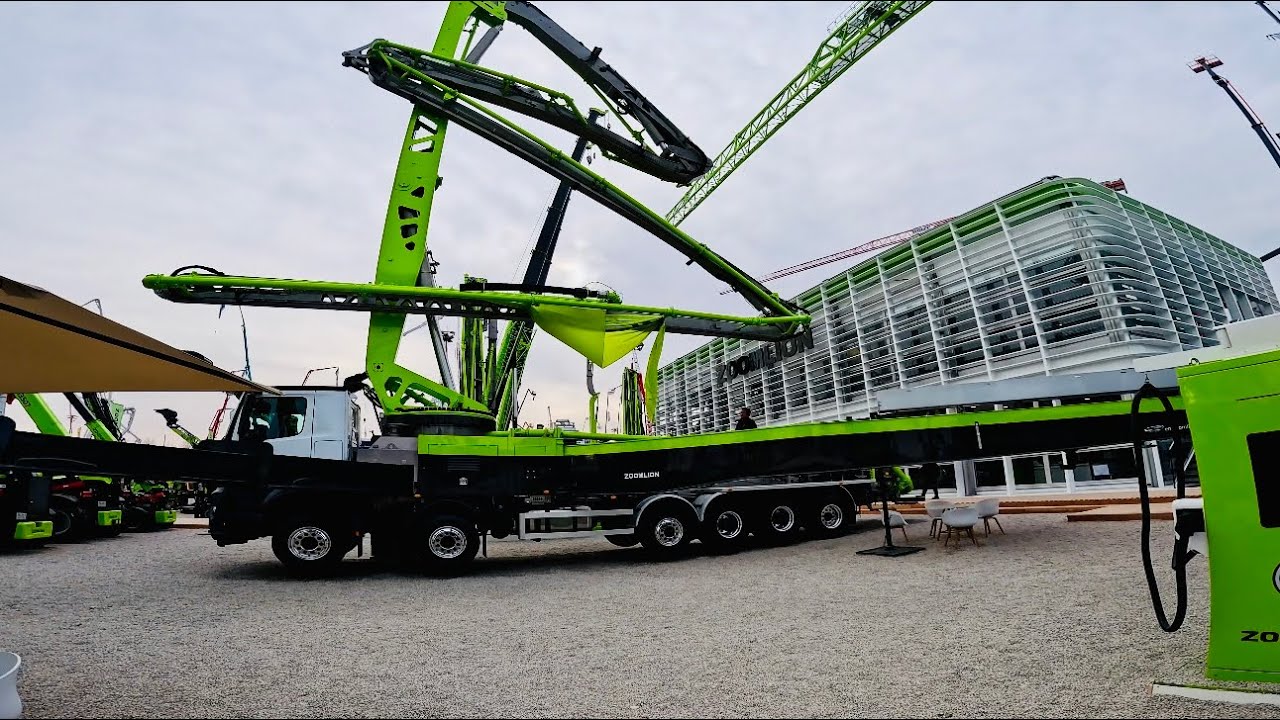 70 Meter Concrete Pump at the Bauma Construction Show: