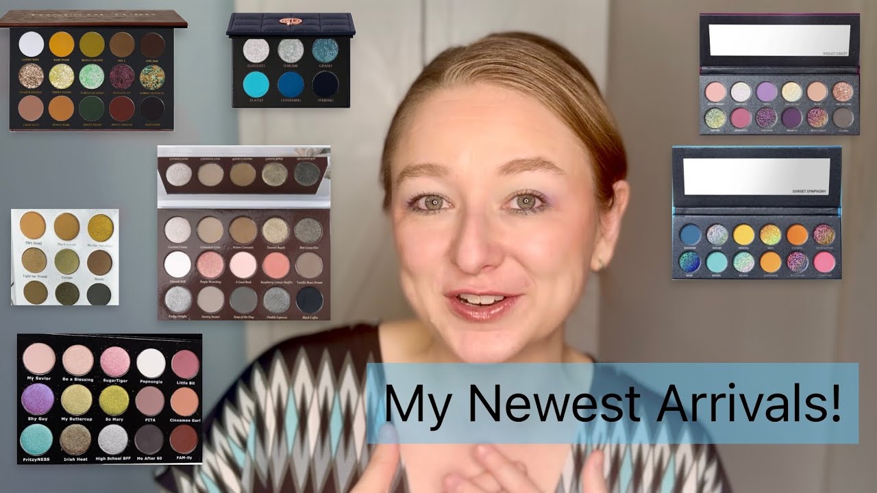 My SEVEN New Palettes + Look & Swatches with 2 of them 😎