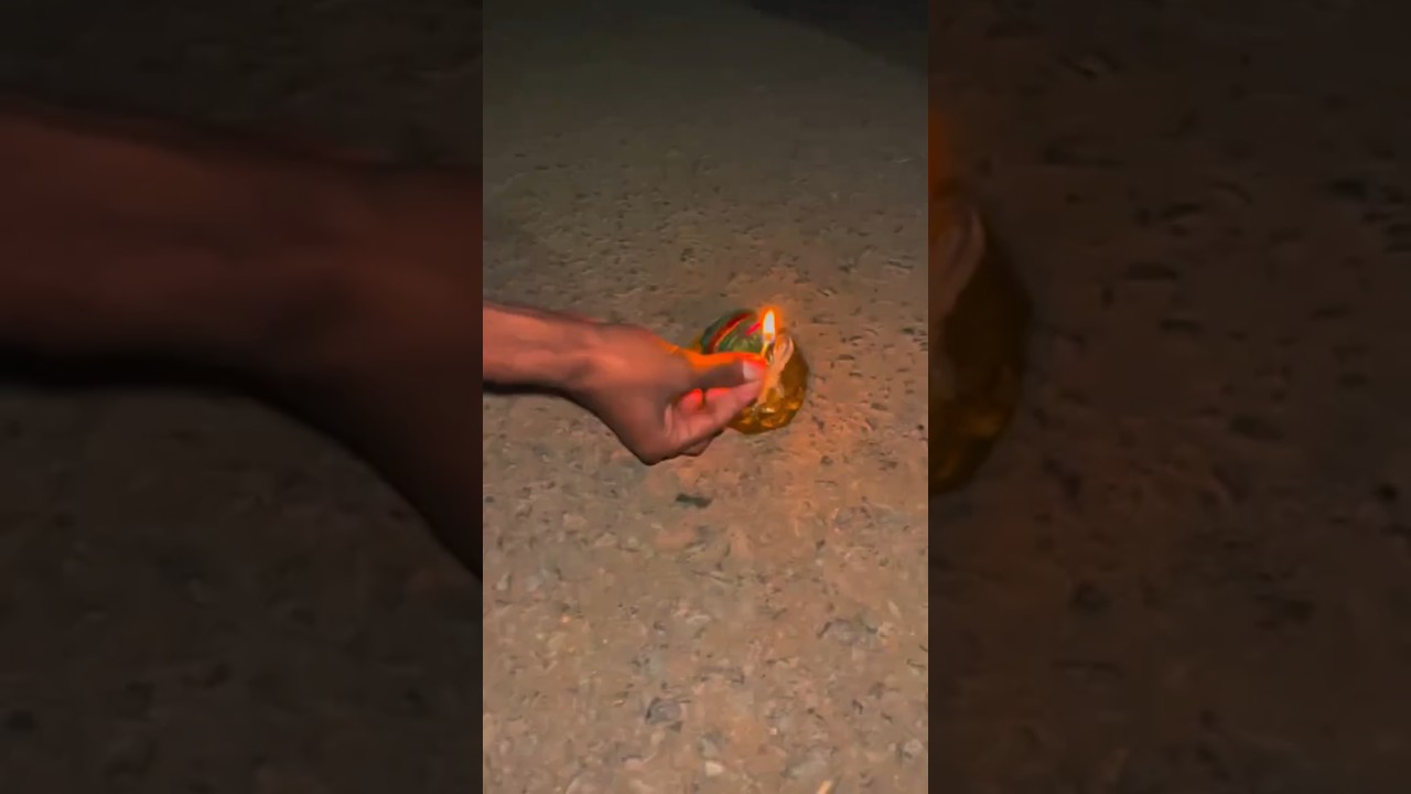 Petrol bomb 💣💥😱🤯 #petrolbomb #sutlibomb #sutlibombexperiment #potash #viralvideo