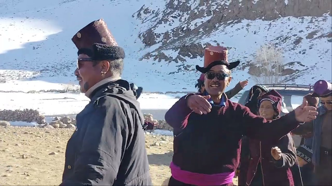 Zanskar traditional dance during the village archery event. #zanskarvalley  #zanskar #ladakh