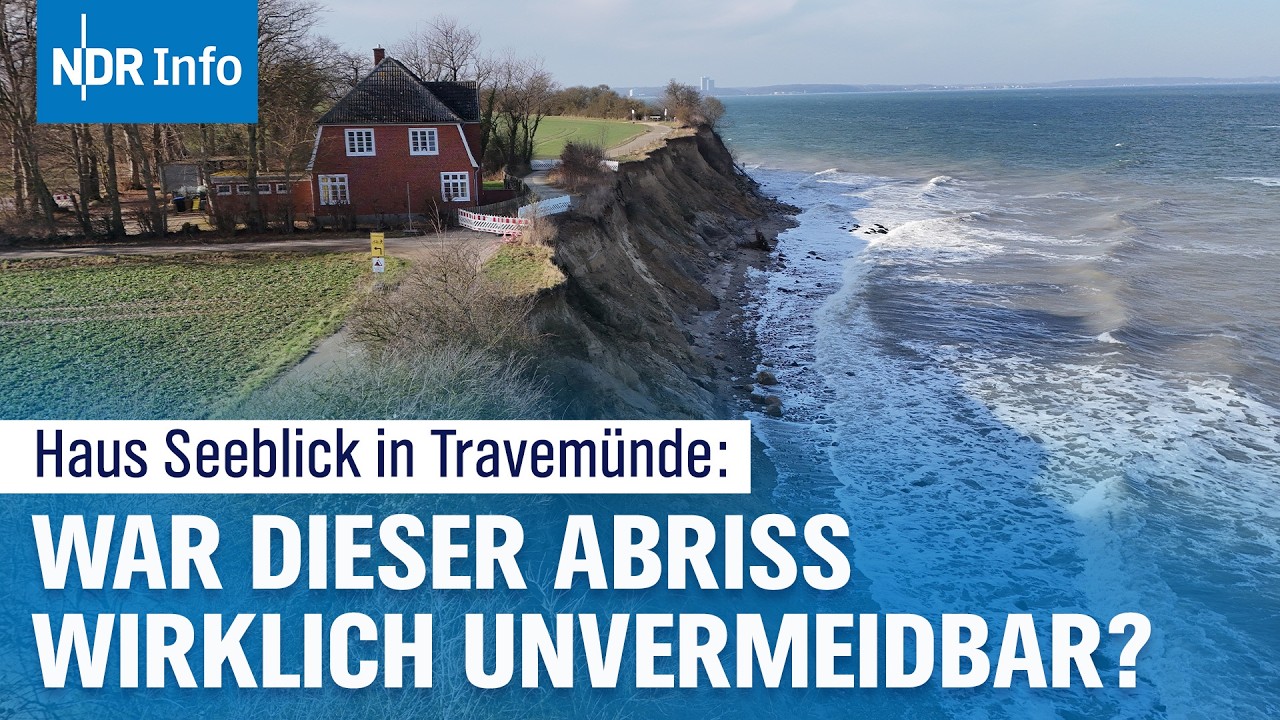 Steilküste bedroht Gebäude: Haus Seeblick am Brodtener Ufer abgerissen | NDR Info