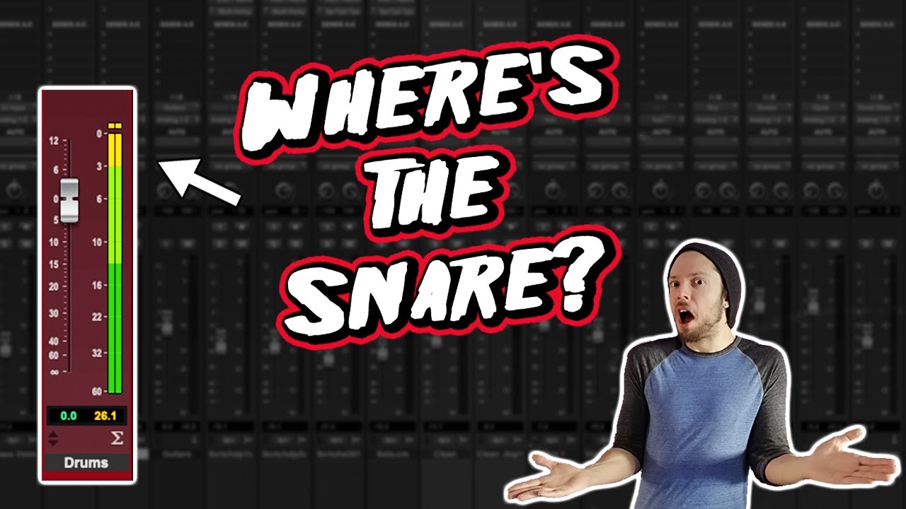 Too Much Compression Will DESTROY Your Snare Mix | CSM19