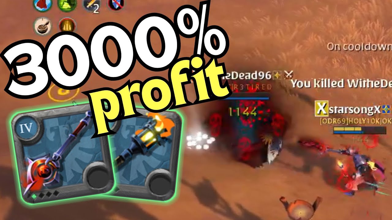 【Albion Online】How much money I can make by only 4.1 build!