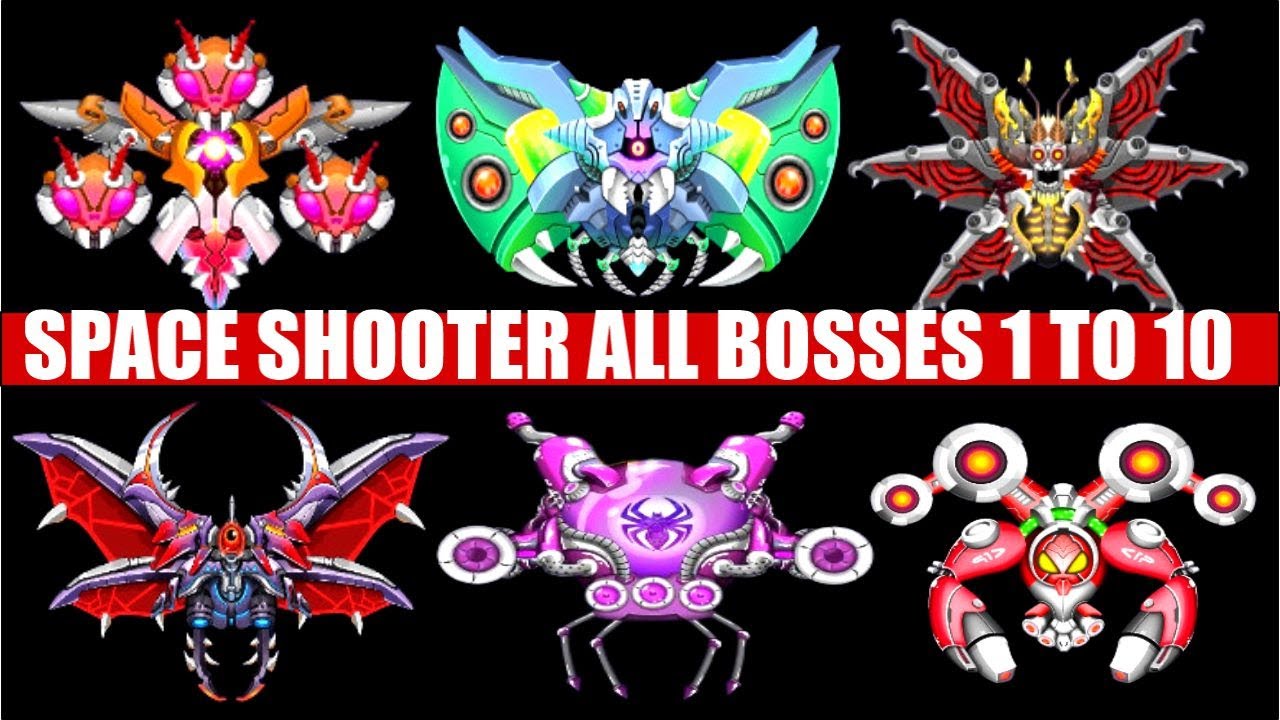 Space Shooter Conquering All Bosses 1 to 10 By Rockit Studio