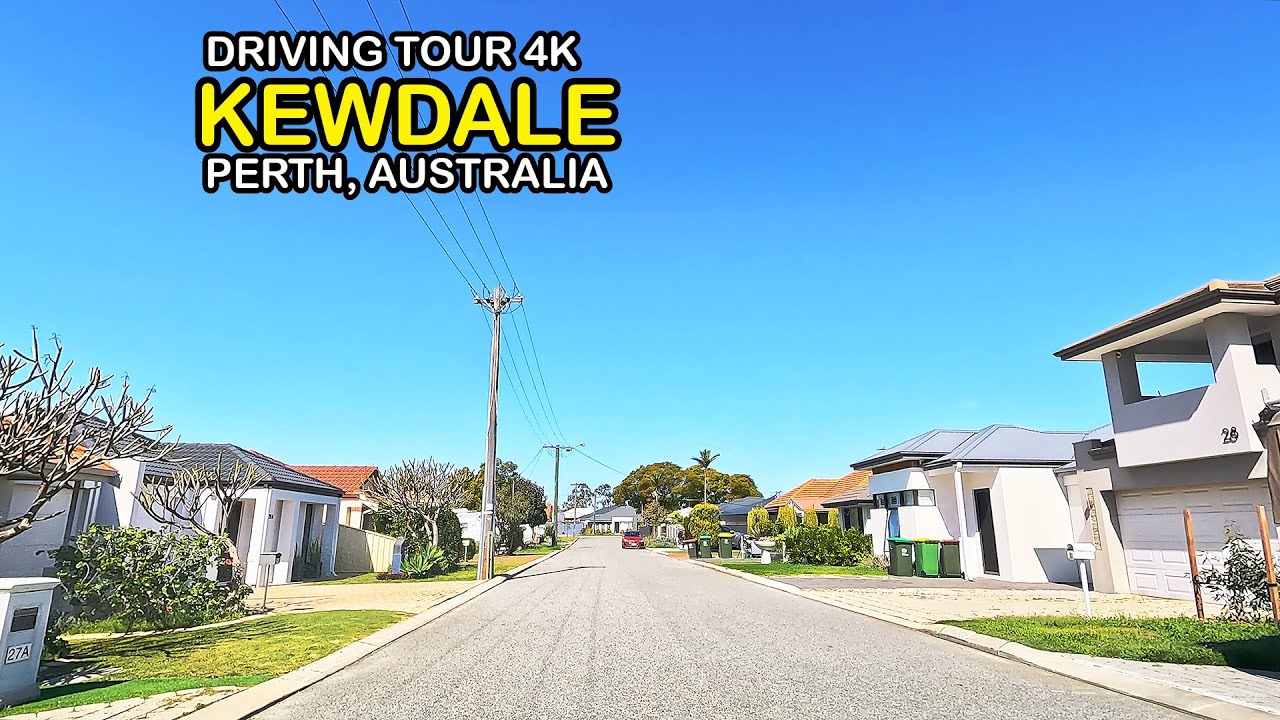 Perth Suburb: KEWDALE (Western Australia) - Suburb Tour, Driving 4K