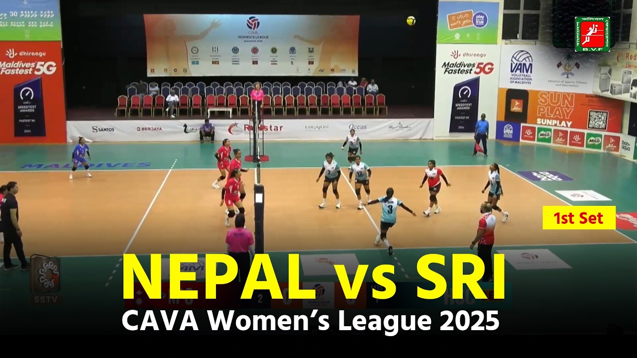 NEPAL PC (NEP) vs HIRDARAMANI SC (SRI) | 1st Set | BVF | CAVA Women’s League 2025