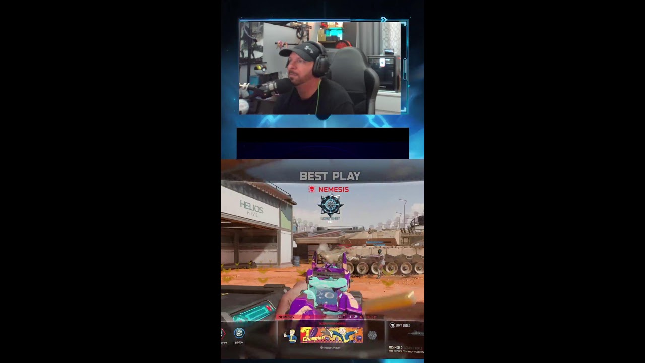 Playing COD Ranked (Portrait)