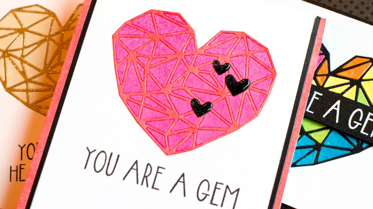 Inlay Die Cut Tips + DIY Shimmer Paper