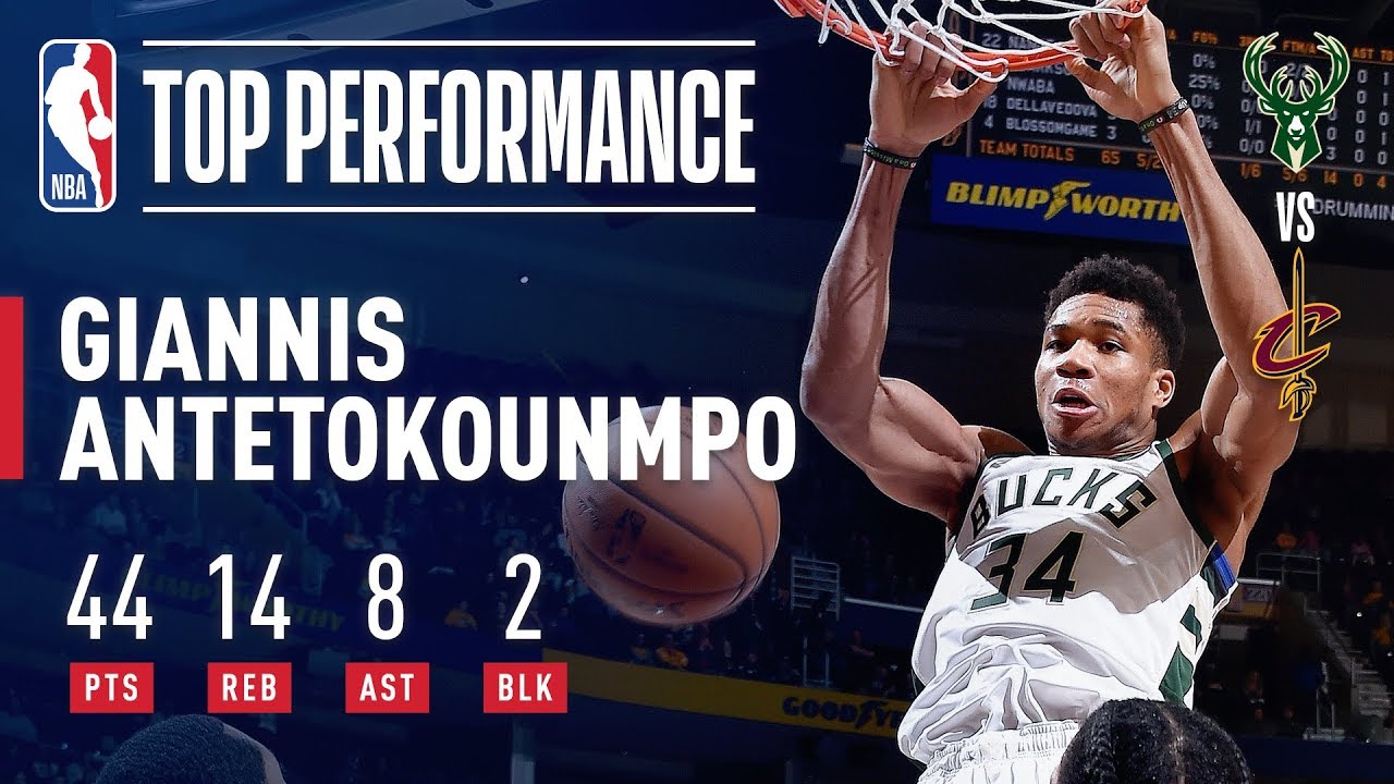 Giannis Antetokounmpo Puts Up 44/14/8 In Bucks' Win Over Cavs | December 14, 2018