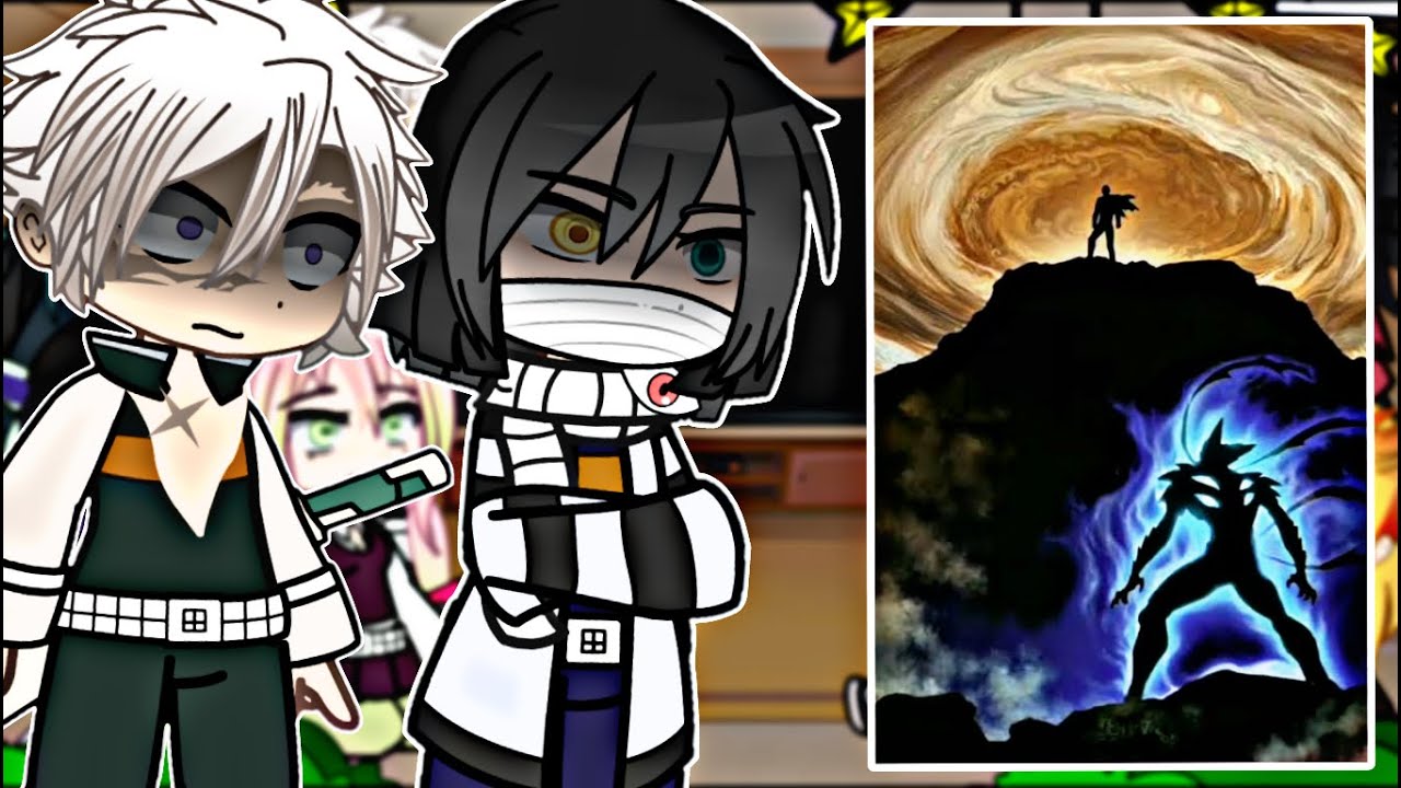 Hashiras React to Saitama vs Cosmic Garou || Tiktok || Gacha react