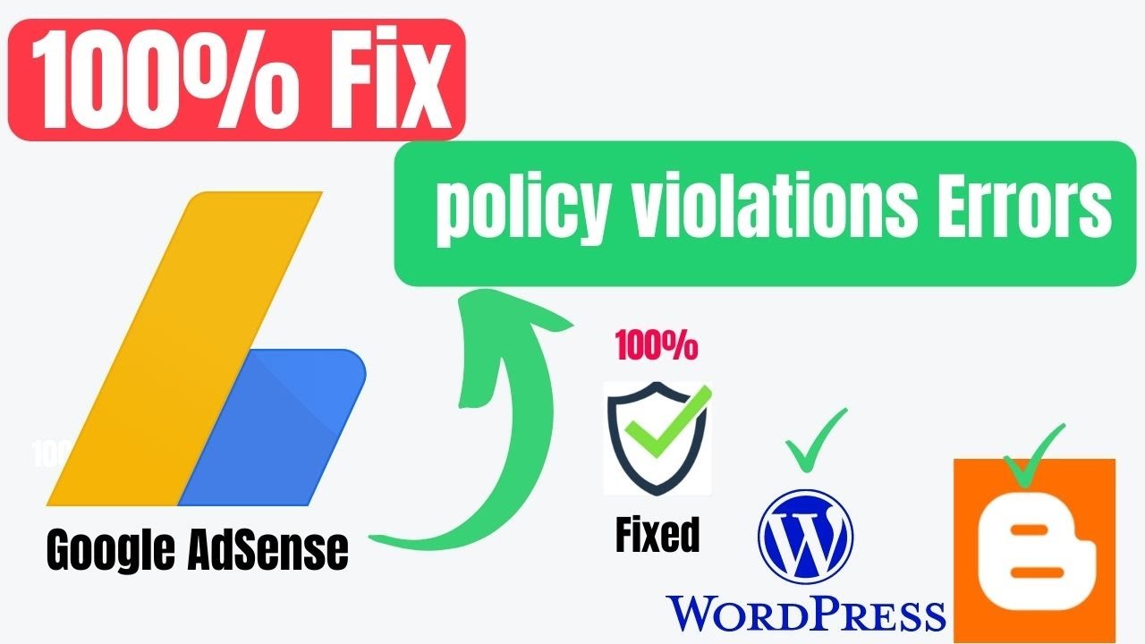 🔥🔥Google AdSense 2022 Latest tips to fix policy violation error