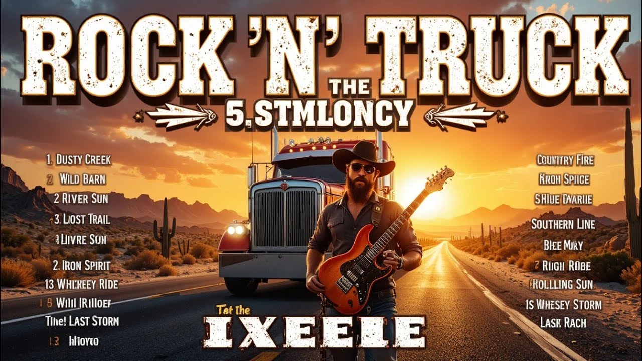Rock N Truck –  Highway Inferno | Blazing Country Rock #CountryRockDrive #TruckEnergy