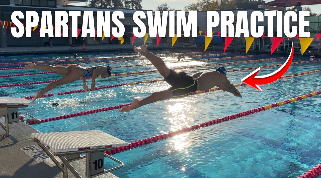 Swim Practice with the Spartans