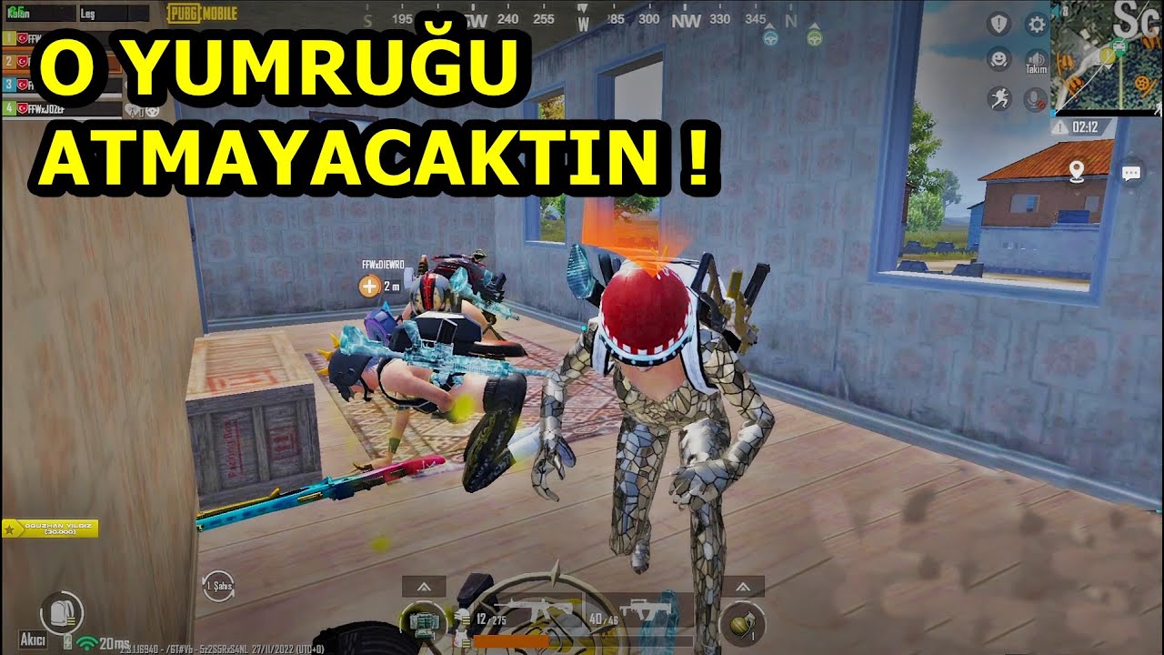O YUMRUĞU ATMAYACAKTIN ! DİEWRO PATLAMA YAŞADI ! PUBG MOBİLE