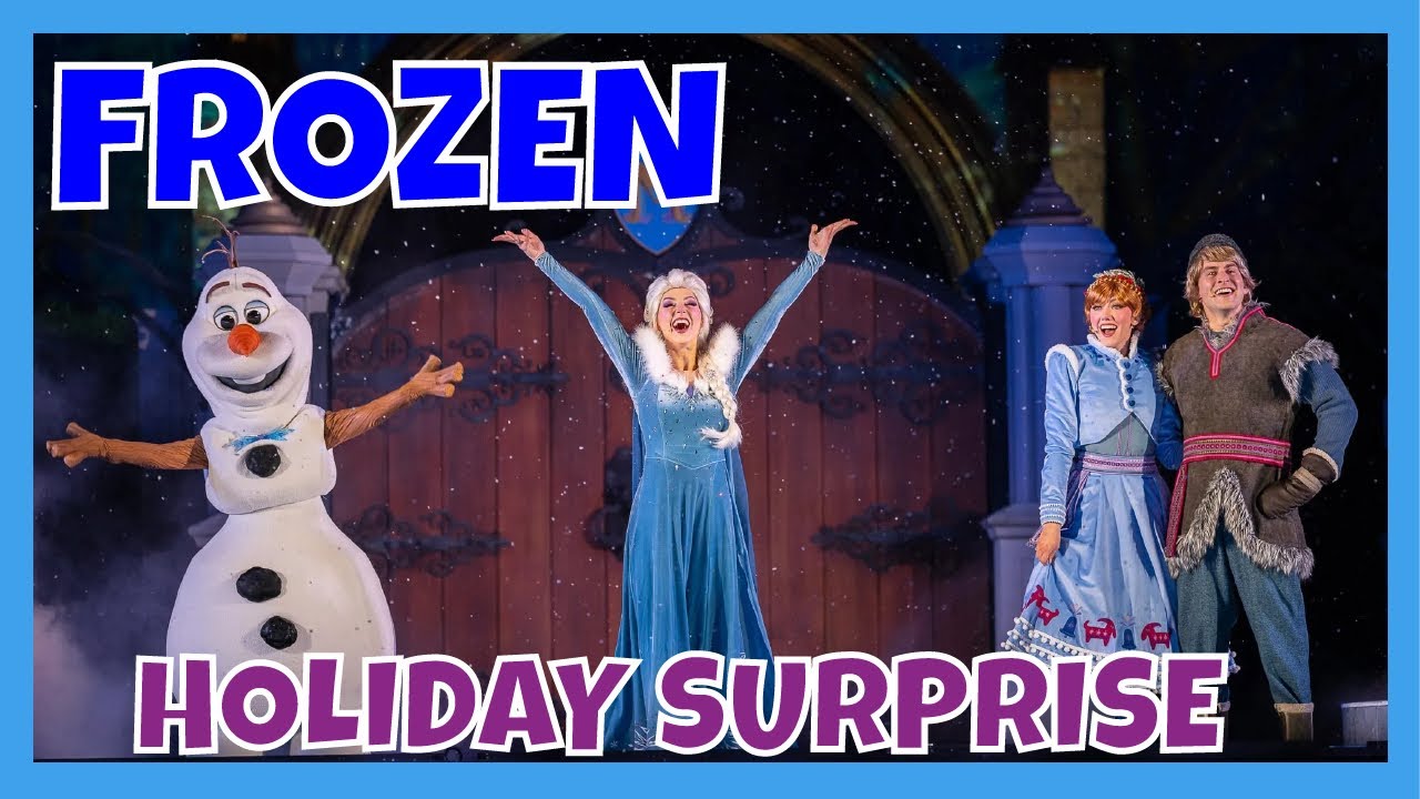 Frozen Holiday Surprise! Show exclusivo de Mickey’s Very Merry Christmas Party en Magic Kingdom 2023