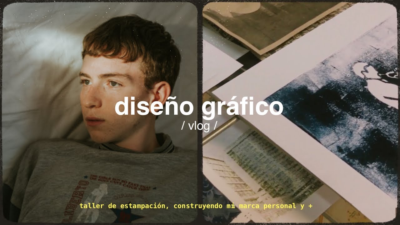 unos días conmigo como diseñador gráfico ✨ taller de estampación, diseño mi marca personal // vol. 9