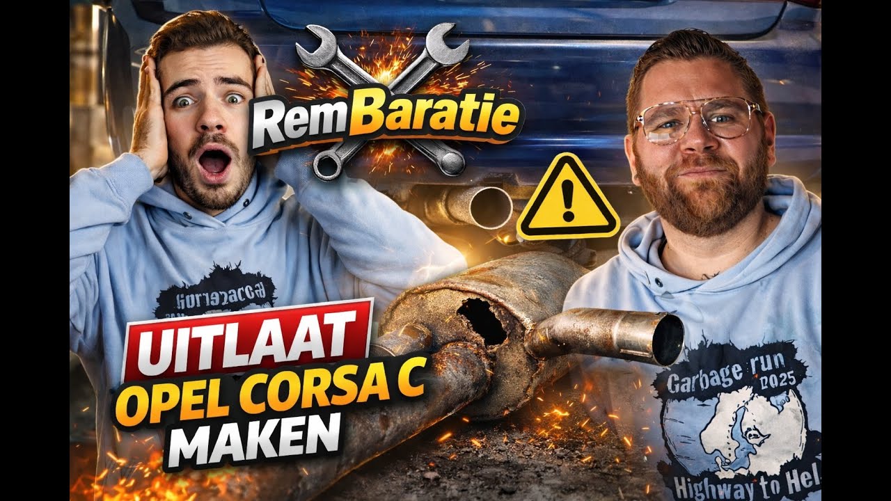 UITLAAT LEK?!  Opel Corsa C moest NU gefixt worden!