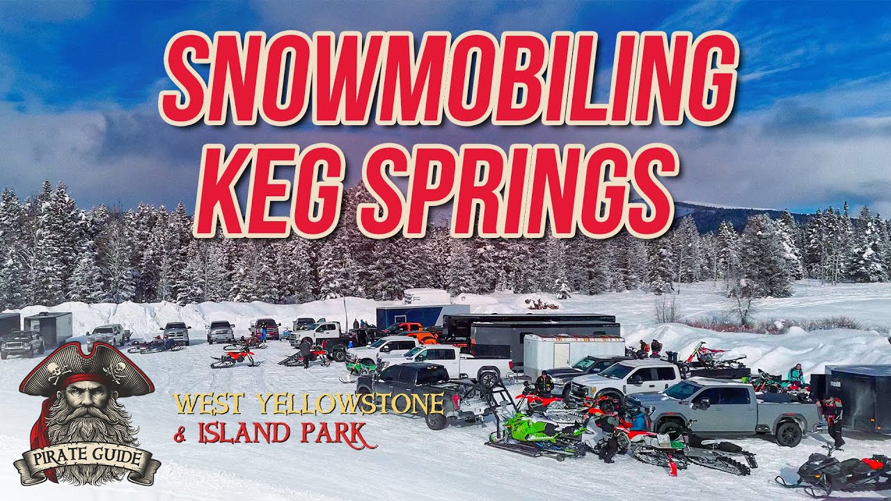 Snowmobiling Keg Springs: Some of the Best Riding Island Park has to offer.