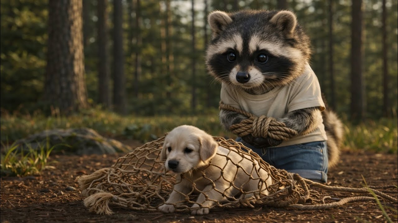 A Raccoon’s Great Rescue 🦝🐾
