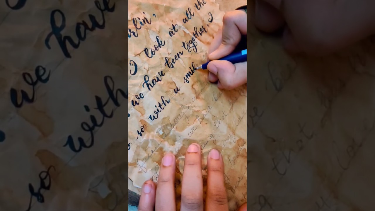Vintage Letter DIY #shorts