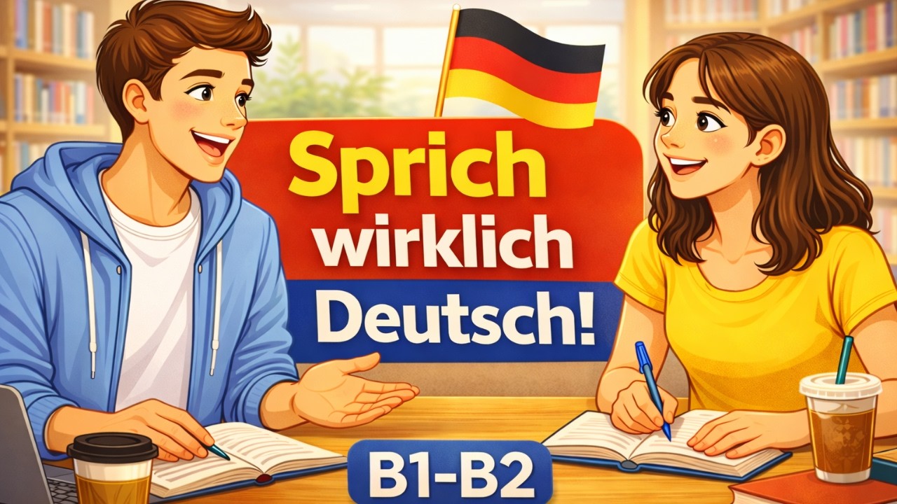 Mit diesem Trick sprichst du endlich Deutsch! | Deutsch sprechen lernen B1–B2