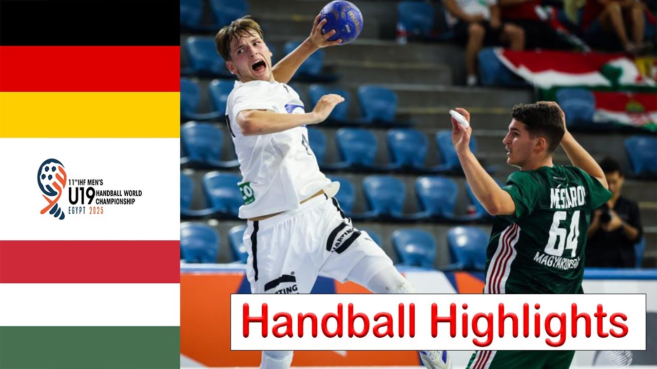Germany Vs Hungary Quarter Finals Men's Youth U19 World Championship 2025