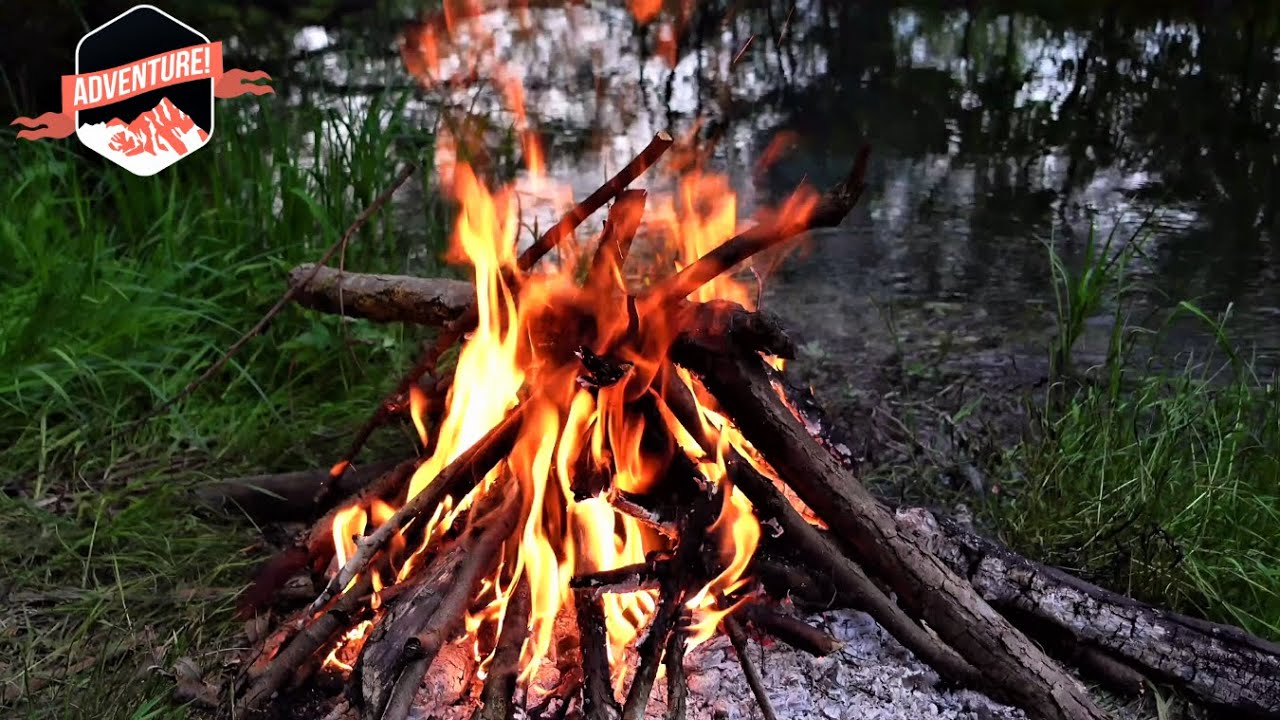Soothing Relaxing Cracking Sound Campfire 🔥  - ASMR - Vibes -  2 Hours 4K Ultra HD Video