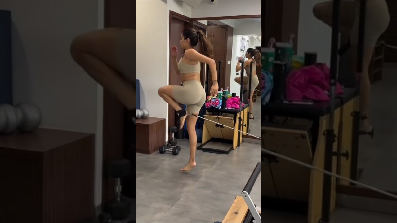 Janhvi Kapoor Fitness Goals 🔥 | Gym Motivation | Bollywood Actress Workout