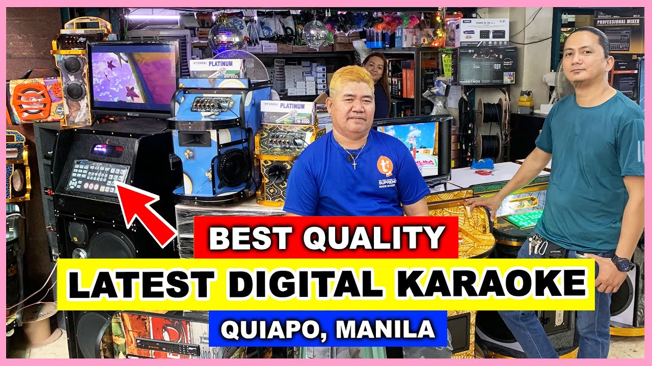 MURANG BILIHAN NG LATEST DIGITAL KARAOKE AT VIDEOKE SET-UP MACHINE SA QUIAPO MANILA