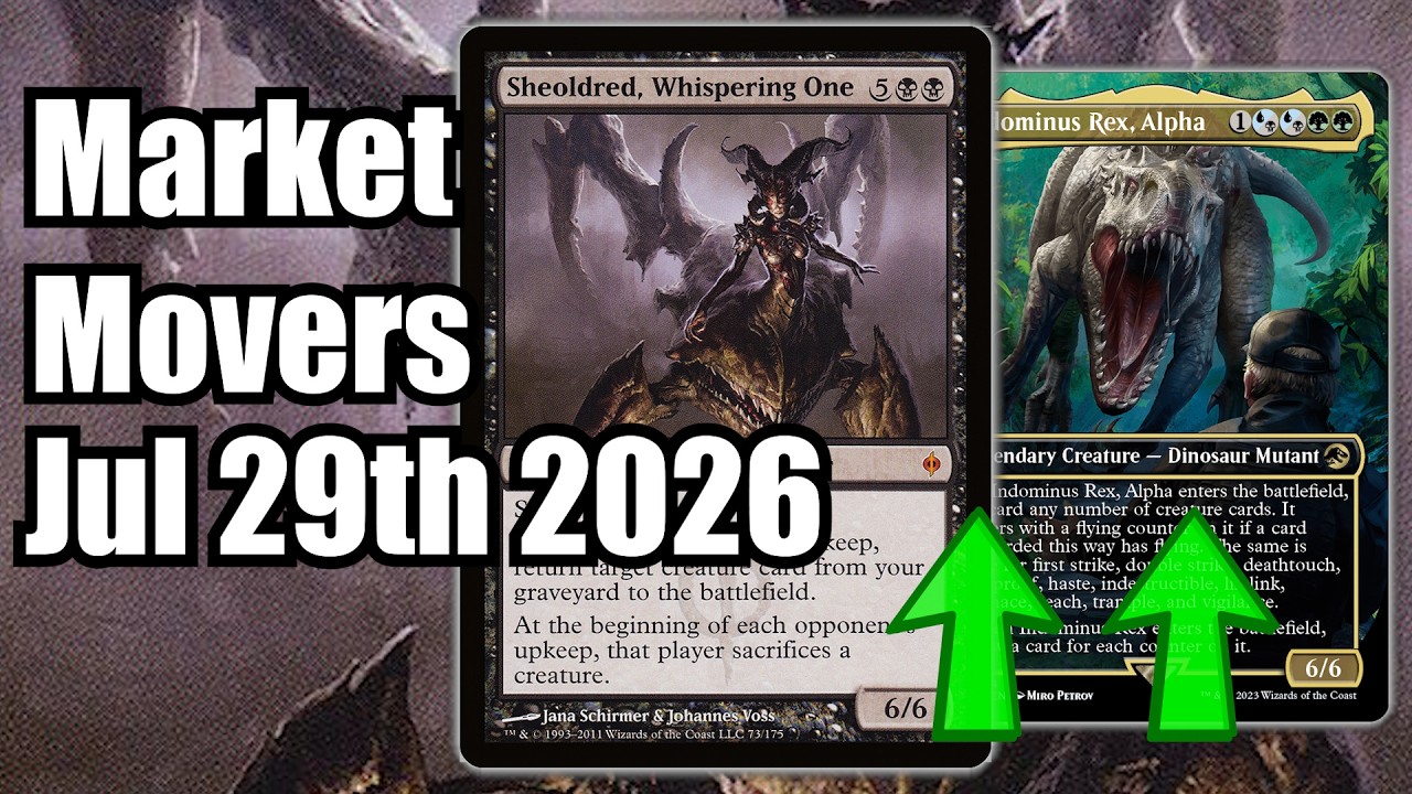 Движение цен на карты MTG &mdash; 29 июля &mdash; Обратите внимание на эти растущие карты! Indominus Rex и Sh...