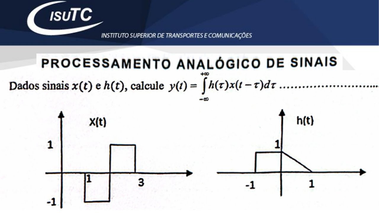 Como calcular a convolução de dois sinais?
