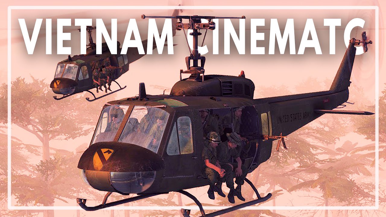 CINEMATIC! American Convoy Ambushed at NVA Village - Gates of Hell Cinematic