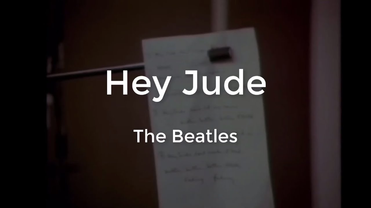 Hey Jude - The Beatles (Lyrics) English//Espa&ntilde;ol