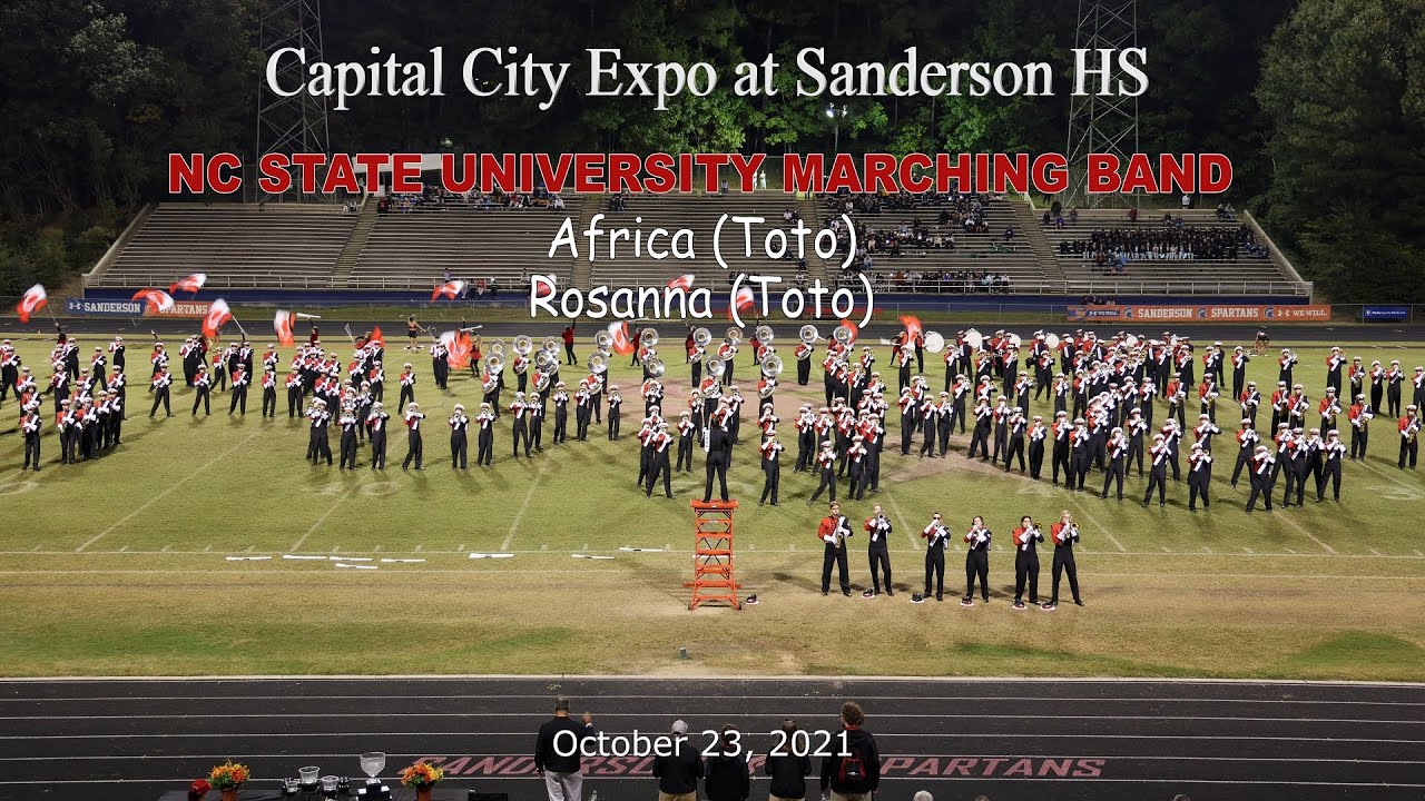 Africa & Rosanna by NC State Marching Band, Capital City Expo, Raleigh – 10/23/2021