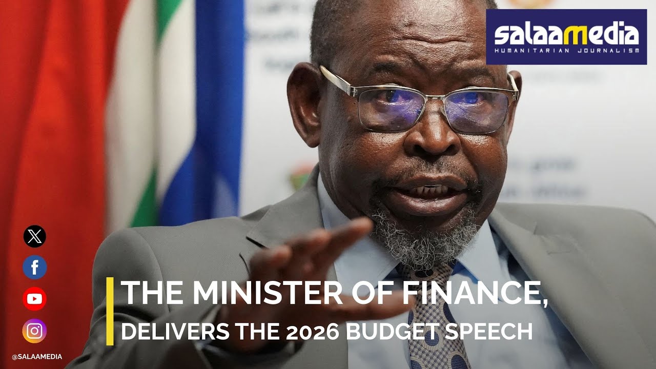 The Minister of Finance, Mr Enoch Godongwana, delivers the 2026 Budget Speech